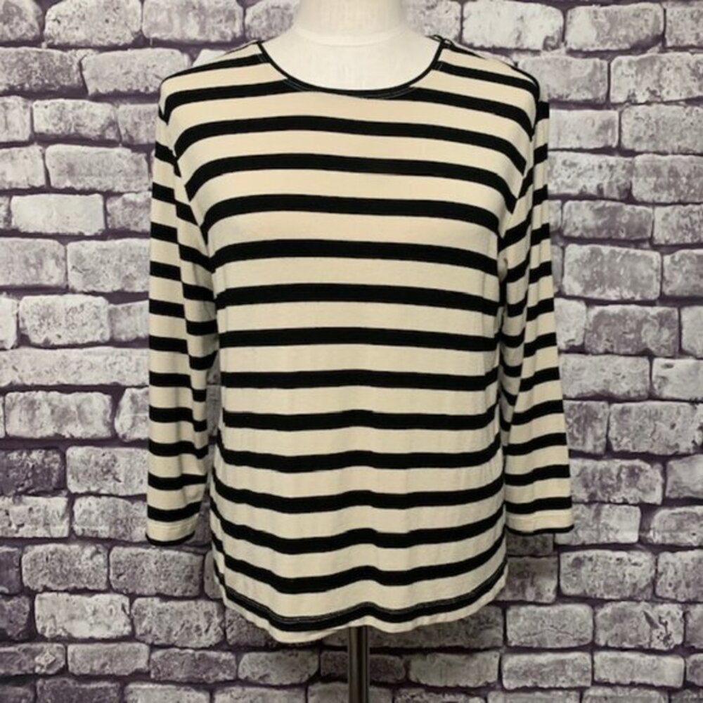 Chico's Striped Top Size Large